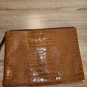 Patricia Nash Annesley Croc Embossed Leather Clutch

 